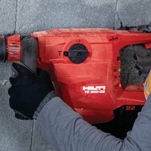 <span class=keywords><strong>Martillo</strong></span> Demoledor Inalámbrico con Motor Eléctrico sin Escobillas de Grado Industrial TE 500-22 de 22 V, Batería de Litio de Alta Resistencia, 48.8 pies-lb Máx. - Product Image 3