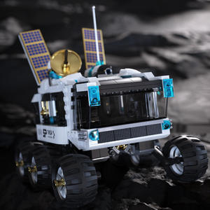 Tuomu T5015 Lunar Pioneer Cartoon Educational <b>Model</b> <b>Building</b> Kit 800+ Pieces Power-Free Space Exploration Toy for Boys Ages 7-14 - Product Image 4