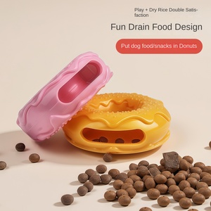 Nuovo arrivo trattare dispensazione Tpr molare Chew Donut Pet <span class=keywords><strong>Dog</strong></span> giocattolo - Product Image 4