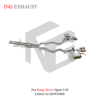 ING acier inoxydable pour Land Rover Range Rover L405 5.0T Catback tuyau d'échappement silencieux avec Valve Auto Performance Tuning pièces