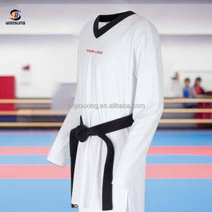 नमूना मुक्त शिपिंग कारखाने थोक कस्टम लोगो अच्छी गुणवत्ता मार्शल आर्ट ताइक्वांडो वर्दी - Product Image 1