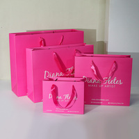Bolsa de Regalo Personalizada de Lujo para Ropa, Impresión en Serigrafía, Bolsas de Papel para Compras, Bolsa de Papel con Asas para Ropa