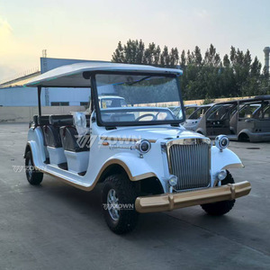 High Quality Electric Vintage Classic Car 6 Seats Retro Sightseeing Car CE Certified <b>72V</b> <b>Battery</b> for Tourist & Commercial Use - Product Image 3