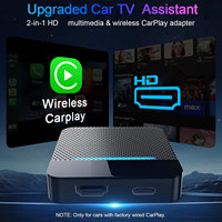 Wireless Carplay Adapter Spiegel Link Dongle Box für iPhone für Autoradios Bildschirm Videos abspielen Lexus 2008 2011 crv Honda 2024 mini