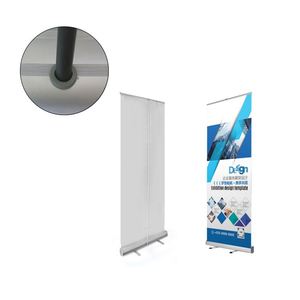 Support de bannière publicitaire enroulable rectangulaire en aluminium imprimé sur mesure pour exposition - Product Image 3