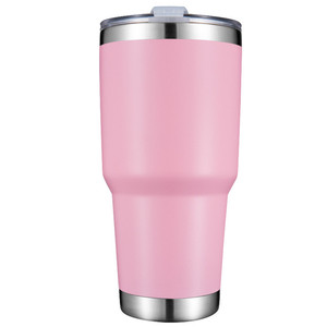Tumbler da 30 once con coperchio-tazza da viaggio in acciaio inossidabile isolata sottovuoto, a doppia parete, resistente, a prova di perdite, senza BPA, - Product Image 4