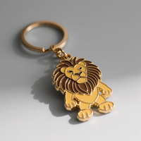 Porte-clés personnalisé en alliage de zinc gaufré, style chaîne en métal moulé sous pression 3D, effet vieilli, cadeau promotionnel souvenir, vente en gros OEM