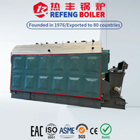 DZL0.5-1.25-T/SCII Boiler Uap Otomatis Berbahan Bakar Batubara & Kayu dengan Rangka Rantai