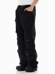 تصميم جديد عارضة مخصصة الدنيم عالية الجودة السراويل Pantalones دي هومبر بنطلون مستقيم الجملة الجينز الرجال - Product Image 2