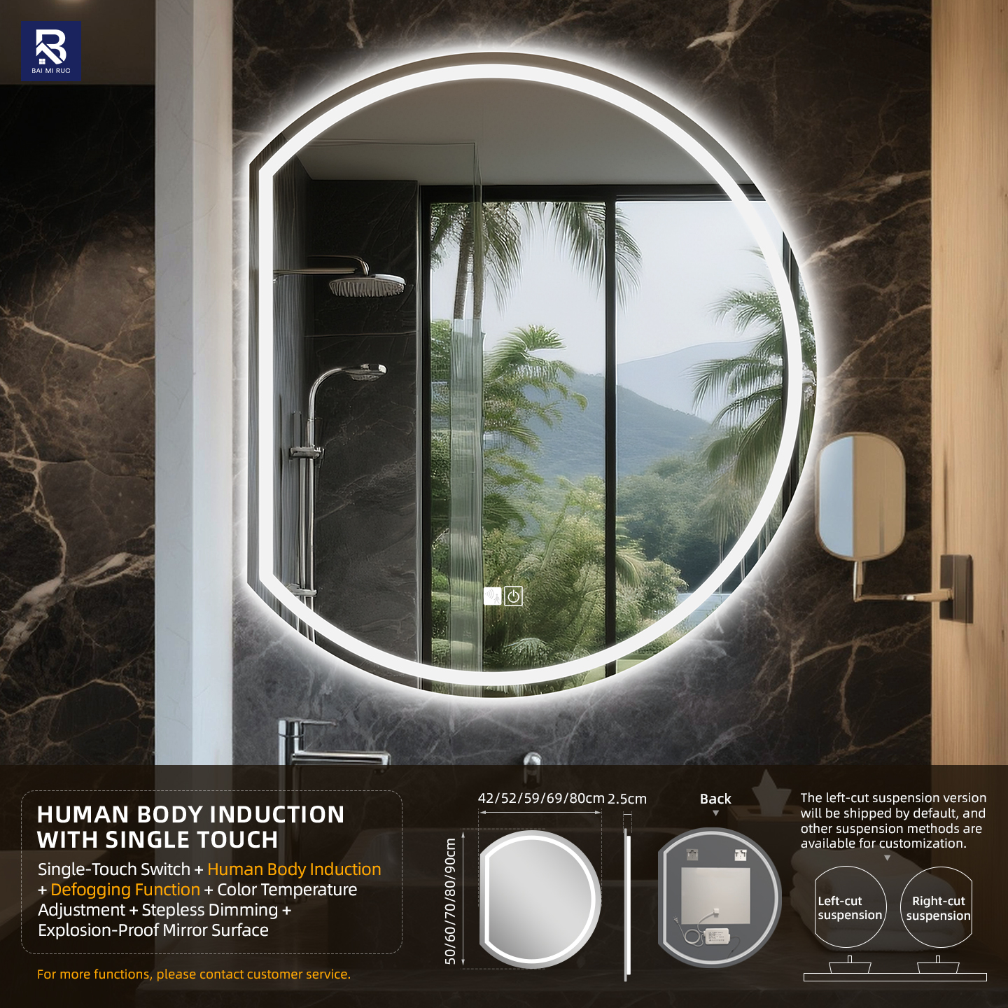 Sensor Humano + Un Solo Toque + Luz de 3 Colores