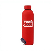Bouteille d'eau isotherme en acier inoxydable 304 à double paroi sous vide, design sportif, personnalisable avec logo, cadeau promotionnel transfrontalier