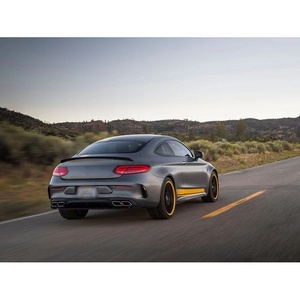 Diffuseur arrière noir brillant de style C63 Edition 1 parfaitement adapté pour <span class=keywords><strong>Benz</strong></span> C205 AMG Coupé 2015-2021 |   Diffuseur de pare-chocs de voiture - Product Image 6