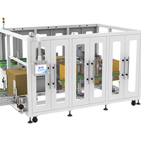 Machine de scellage de cartons électrique robuste / Scelleuse automatique de caisses pour les applications de boissons et de produits chimiques en gros format