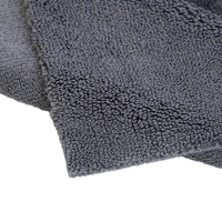 Serviettes en microfibre de haute qualité 400 g/m² sans bords pour le detailing automobile, à poils longs et courts, en microfibre pelucheuse, pour le lavage et le séchage de voitures