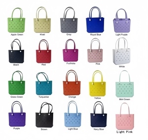 Borsa a Spalla Grande Personalizzabile con Logo, Impermeabile in EVA, Stile Western Casual, per Spiaggia, Viaggi, Shopping Estivo, per Ragazze e Donne - Product Image 4