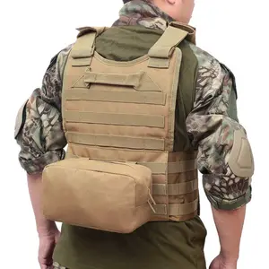OEM & ODM 훈련 남자의 전술상 조끼 방어적인 안전 Molle 남자의 격판덮개 운반대 전술상 조끼