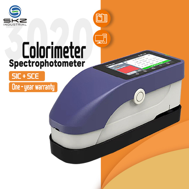SKZ-SY3060 UV-Vis Spectrophotometer Industrial-Grade Handheld Colorimeter  with One-Second Measurement for Textile Color Control