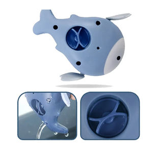 Hot Selling Schattig Plastic Badspeelgoed Voor Zomer Kleine Schildpaddolfijn & Vrienden Met Zuignappen Met Eendenolifantenleeuw - Product Image 6