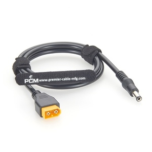 Cavo Amass XT60 Maschio a DC 5.5x2.1mm 18AWG, Cavo di Alimentazione da <span class=keywords><strong>Batteria</strong></span> a DC per LED, Router, Pannello Solare, Occhiali FPV, Sistema di Ricarica <span class=keywords><strong>Auto</strong></span> - Product Image 3