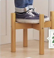 Présentoir à Plantes en Bois de Bambou Style Mid-Century Moderne d'Intérieur, Étagère Porte-Pot Durable pour Balcon ou Maison