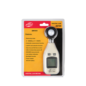 BENETECH GM1010 เครื่องวัดแสงดิจิตอล ลูมิโนมิเตอร์ ลักซ์มิเตอร์ โฟโตมิเตอร์ 0~200000Lux โรงงาน สำนักงาน ถนน บ้าน สเตอริโอ - Product Image 4