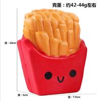Simulation Carton de Lait Jouet Squishy à Rebond Lent Modèle de Crème Glacée Popcorn Anti-Stress Jouet Alimentaire pour Enfants