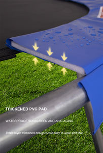 <span class=keywords><strong>Trampoline</strong></span> grande taille en gros en stock d'usine avec filet de protection pour enfants en intérieur et en extérieur jouant et pratiquant le <span class=keywords><strong>trampoline</strong></span> - Product Image 5