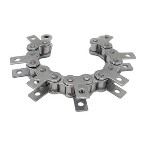 Khác Nhau Pitch thép không gỉ 06b1 08b1 10b1 B loạt chuỗi với tập tin đính kèm K2 Dây chuyền con lăn - Product Image 4