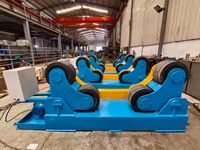 Châssis à rouleaux industriel facile à utiliser pour la ligne de production de transformation des métaux, châssis à rouleaux de soudage auto-diagnosticant et efficace