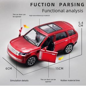 Modèle de voiture en alliage de plastique moulé sous pression, SUV <span class=keywords><strong>Range</strong></span> <span class=keywords><strong>Rover</strong></span> à l'échelle 1/36, multicolore, <span class=keywords><strong>2</strong></span> <span class=keywords><strong>portes</strong></span> ouvrables, fonction de recul, certifié ASTM - Product Image 5