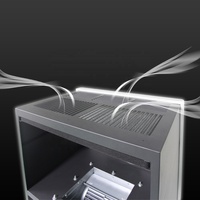 HANSTAT Purificateur d'air commercial de qualité médicale, grand modèle, avec filtre HEPA, UV et charbon, purificateur d'air portable pour animaux domestiques, idéal pour la maison