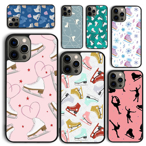 Patinage artistique danse Sport coque de téléphone pour iPhone 16 15 14 12 13 <span class=keywords><strong>mini</strong></span> PLUS X XS XR 11 PRO MAX couverture arrière Fundas coque - Product Image 1
