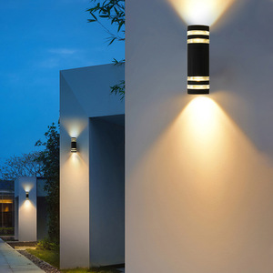 Lámpara de Pared Moderna y Sencilla con Foco LED de 12W, 12V de Aluminio para Corredor de <span class=keywords><strong>Amazon</strong></span>, Balcón, Patio de Doble Cabezal, Villa, <span class=keywords><strong>Exterior</strong></span> Cuadrado - Product Image 6