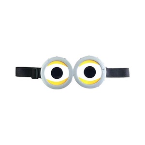 Gafas <span class=keywords><strong>de</strong></span> Minion <span class=keywords><strong>de</strong></span> Beckon Wholesale, Gafas para Disfraces <span class=keywords><strong>de</strong></span> <span class=keywords><strong>Fiesta</strong></span>, Lentes Redondas Amarillas con Correa Negra para Fanáticos - Product Image 2