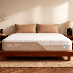 Cubrecolchón Individual Moderno con Espuma Viscoelástica Híbrida y Resorte Interno, Colchón Impermeable para el Hogar, <span class=keywords><strong>Apartamento</strong></span>, Hotel o Dormitorio - Product Image 1