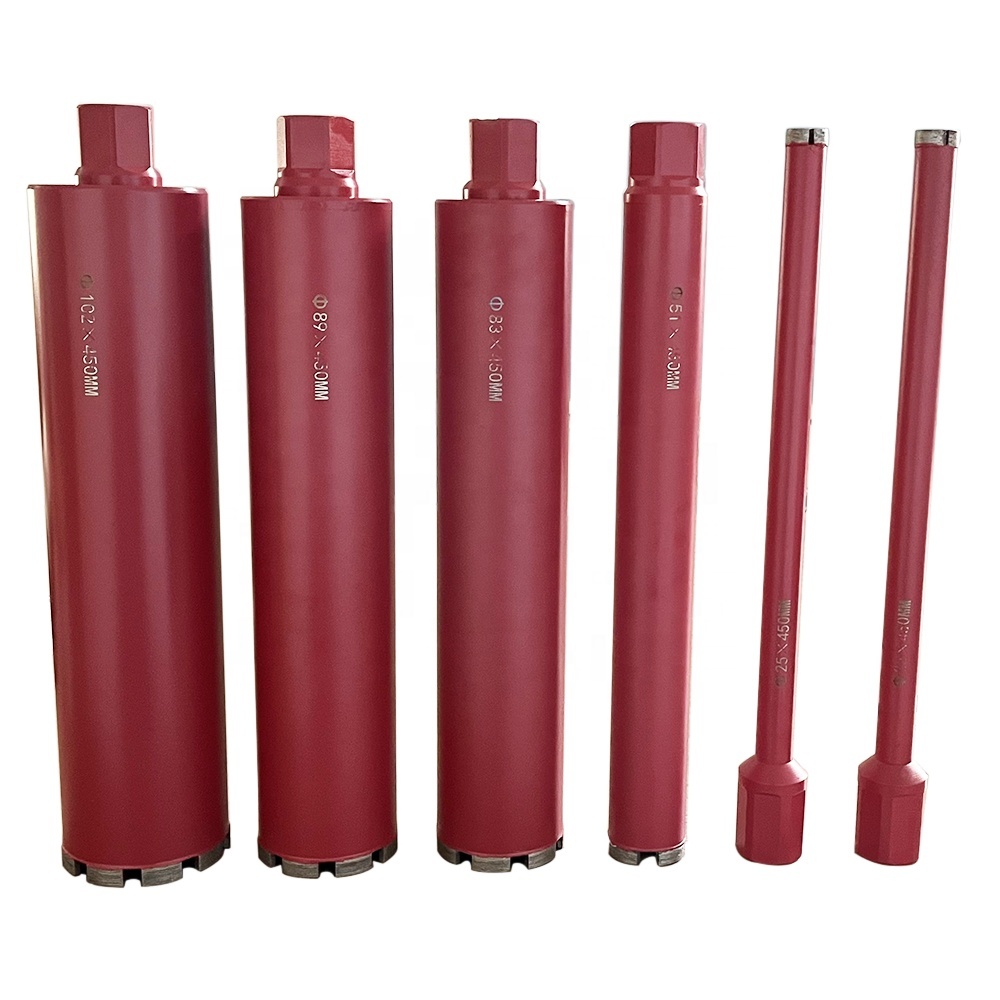 Couronne De Forage Diamantée 63 Mm UNC 1¼ - Longueur 460 Mm Pour Béton Et Maçonnerie