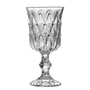 Verres à boisson haute de style français Hxglass, verres à jus en verre gaufré, verres à <span class=keywords><strong>vin</strong></span> de <span class=keywords><strong>raisin</strong></span>, verres de bar et de restaurant en forme de diamant - Product Image 5