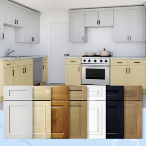 American RTA Cabinets | Soft Close Flat Pack Kitchen Cabinet | Wood Kitchen Cabinets Ideal For Builders & Multi-Unit Projects - Product Image 1