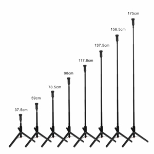 Trépied pliable multifonctionnel tout-en-un de 1,75 m avec lumière LED pour <span class=keywords><strong>iPhone</strong></span>/téléphone, design stable pour portrait de groupe - Product Image 6