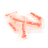 Insigne en caoutchouc de silicone d'étiquette de PVC résistant à l'usure personnalisé pour la reconnaissance de marque uniforme de sac à dos de casquette de chaussures de vêtement