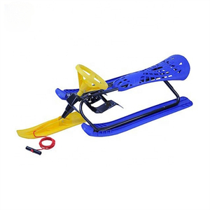 Vente en gros directe d'usine, scooter <span class=keywords><strong>à</strong></span> neige personnalisé, <span class=keywords><strong>luge</strong></span> en métal pour enfants, pour l'hiver en plein air, avec <span class=keywords><strong>volant</strong></span> - Product Image 3
