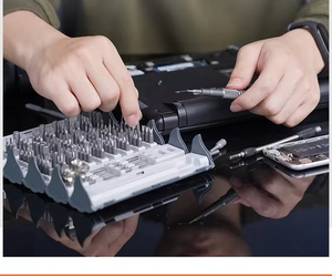 128 1 chính xác Mini thợ sửa đồng hồ sửa chữa Kit tuốc nơ vít từ Bit <span class=keywords><strong>Set</strong></span> với Nhựa công nghiệp xử lý hộp đóng gói - Product Image 4