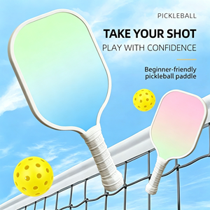 Raquette de pickleball GQK GW4161 rose et violette, solide, tendance, légère, durable, pliable, portable, avec poignée antidérapante pour adultes et enfants - Product Image 5