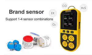 Công nghiệp chống cháy nổ <span class=keywords><strong>gas</strong></span> Monitor Meter <span class=keywords><strong>Gas</strong></span> <span class=keywords><strong>Detector</strong></span> có thể sạc lại xách tay 4 trong 1 phân tích khí - Product Image 3