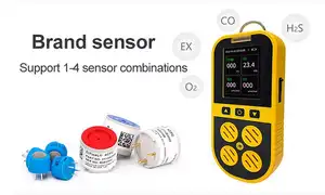 가스 감지기 충전식 휴대용 4 1 가스 클립 4 가스 모니터 미터 테스터 분석기 사운드 라이트 충격