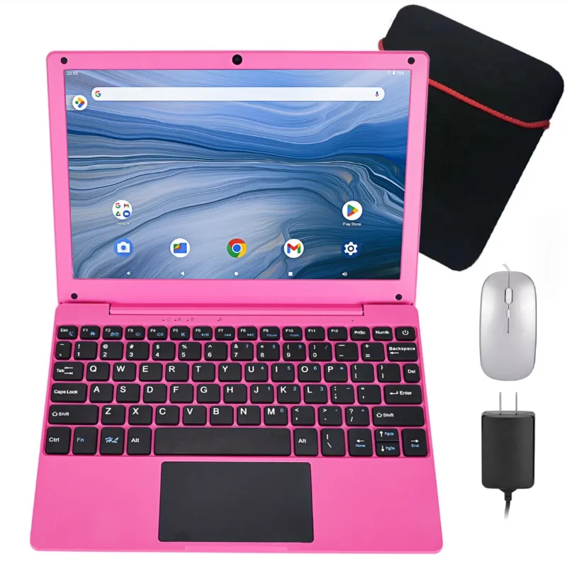 10 pulgadas Mini 10,1 pulgadas Navidad Niños Regalo Android Quad Core W133 4 + 128GB Android 12,0 Sistema Notebook Laptops