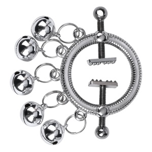 QKKQ Breast Clip Nipple Clamp with Bells BDSM Bondage Breast Leather Belt Nipple Clamps Sexy Clips Erotic Sex <b>Toys</b> <b>for</b> Women <b>Men</b> - Product Image 4