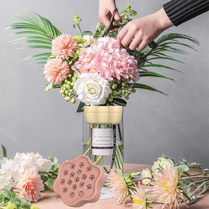 New Arrival Silicone Spiral Stem Holder <b>for</b> Vases Durable Silicone Spiral DIY <b>Bouquet</b> Twister <b>Flower</b> Arrangement Holder - Product Image 5