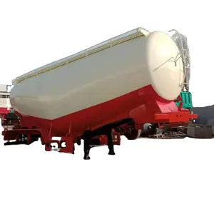 Venta caliente Nuevo usado 25cbm 60 toneladas Motor diésel Semi remolque cisterna de cemento a granel de alta calidad