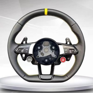 Leviers de vitesses en cuir personnalisés, bouton de démarrage, volant pour <span class=keywords><strong>Audi</strong></span> R8 TT A4 A5 B8 B9 S4 <span class=keywords><strong>RS6</strong></span> A6 C7RS Q5 Q6, haute qualité, sport - Product Image 6